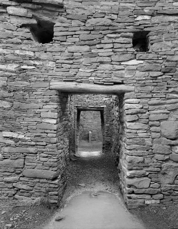 DOORWAYS TO ROOM 12 CHACO CANYON NEW MEXICO