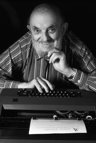 Ansel Adams and His Typewriter