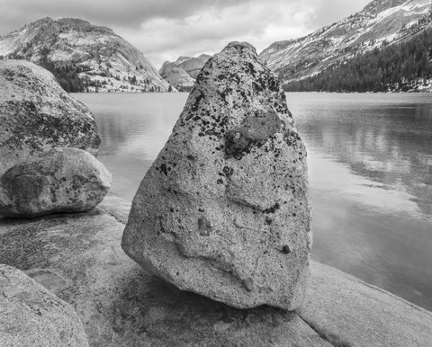 Rock, Lake and Clouds, Yosemite