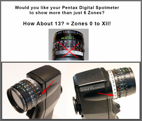 Pentax Spot Meter Zone Modification